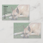 Great Dane-Ruhe Visitenkarte (Vorne/Hinten)