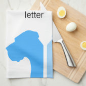 Great Dane Sammlungen Bluemin Geschirrtuch (Viertel Falte)