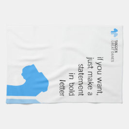 Great Dane Sammlungen Bluemin Geschirrtuch