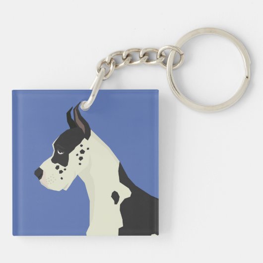 Great Dane Schlüsselanhänger (Rückseite)