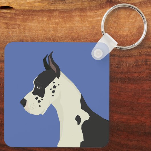 Great Dane Schlüsselanhänger (Rückseite)