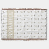 Great Dane (Schwarz-weiß Harlequin) Decke (Vorderseite)