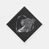 Great Dane Serviette (Ecke)