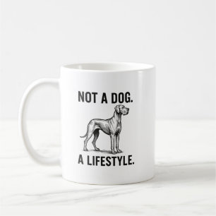 Great Dane Shirt – „Kein Hund. Ein Lebensstil.“ Lu Kaffeetasse