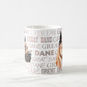 Great Dane Show Colors Fawn Kaffeetasse (Mittel)