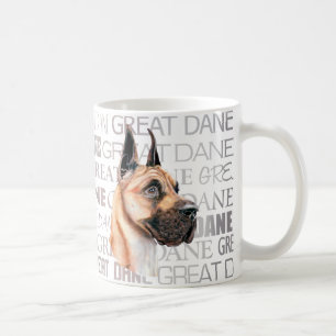 Great Dane Show Colors Fawn Kaffeetasse