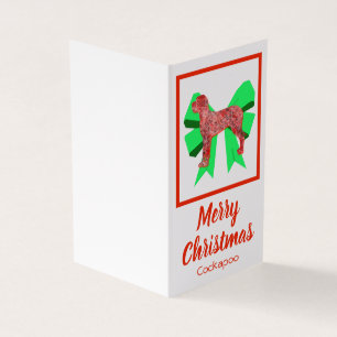 Great Dane Silhouette Christmas Dog Bow Geschenkma