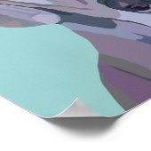 Great Dane Silver Merle Painting Poster (Ecke)