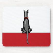 Great Dane Sit Black