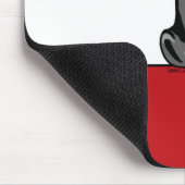 Great Dane Sit Black UC Mousepad (Ecke)