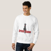 Great Dane Sit Black UC Sweatshirt (Vorne ganz)