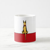 Great Dane Sit Fawn Kaffeetasse (Mittel)