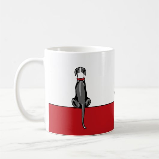 Great Dane Sit Mantle UC Kaffeetasse (Links)