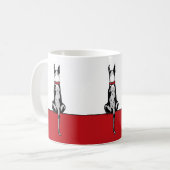 Great Dane Sit MerleB Kaffeetasse (Vorderseite Links)