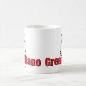 Great Dane Sit White Kaffeetasse (Mittel)