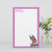 Great Dane Slop Happens Bright Briefpapier (Stehend Vorderseite)