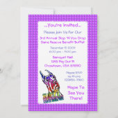 Great Dane Slop Happens Bright Einladung (Rückseite)