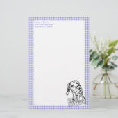 Great Dane Slop Happens BW UC Briefpapier (Stehend Vorderseite)