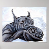 Great Dane Sofa Dreams Poster (Vorne)