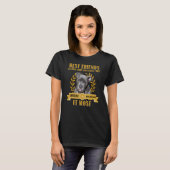 Great Dane Spaß Pitbull Hund T-Shirt (Vorne ganz)