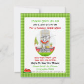 Great Dane SPIT Harlequin Einladung (Rückseite)