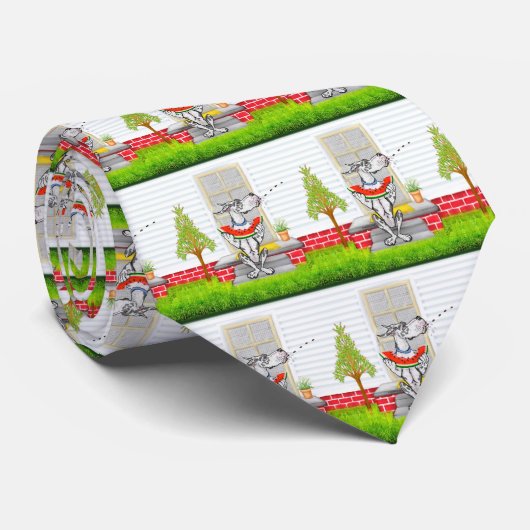 Great Dane SPIT Harlequin Krawatte (Gerollt)