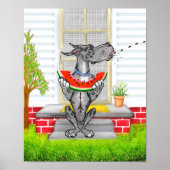 Great Dane SPIT Merle Poster (Vorne)