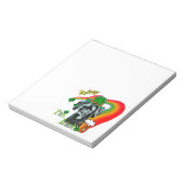 Great Dane St Patricks Day Notizblock (Rotiert)