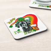 Great Dane St Patricks Day Untersetzer (Linke Seite)