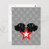 Great Dane Star Head Postkarte (Vorne/Hinten)