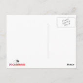 Great Dane Star Head Postkarte (Rückseite)