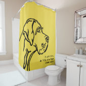 Great Dane Statement Zeichnend Duschvorhang (Beispiel)