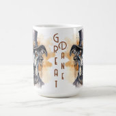 Great Dane Steampunk-Hund Kaffeetasse (Mittel)