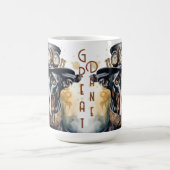 Great Dane Steampunk-Hund Kaffeetasse (Mittel)