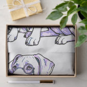 Great Dane Steampunk  Seidenpapier (Geschenk)