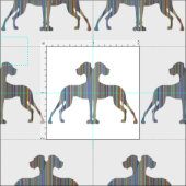 Great Dane Stoff (Kachel)