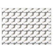 Great Dane Streifen Tischdecke (Vorderseite (Horizontal))