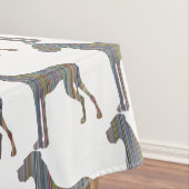 Great Dane Streifen Tischdecke (Beispiel)