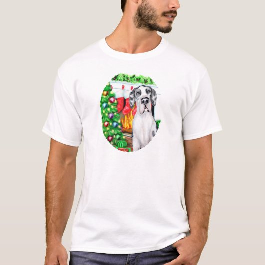 Great Dane Strumpfs Harlequin UC T-Shirt (Vorderseite)
