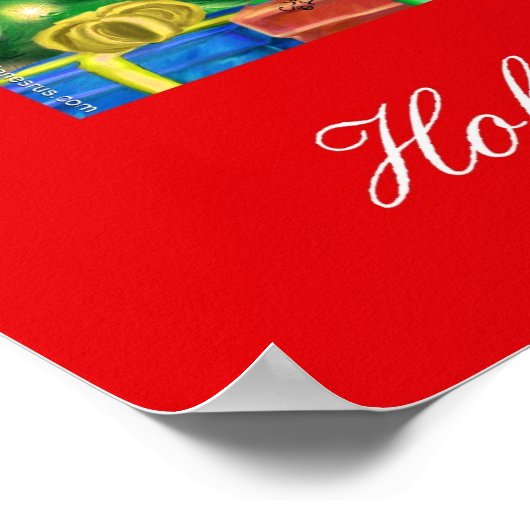 Great Dane Strumpfs Mantle Poster (Ecke)