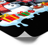 Great Dane Sungles Sweater Build Snowman Xmas Owne Poster (Ecke)