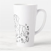 Great Dane Szene Milchtasse (Rechts)