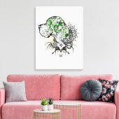 Great Dane Tattoo Leinwanddruck (Insitu (Wohnzimmer))
