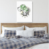 Great Dane Tattoo Leinwanddruck (Insitu (Schlafzimmer))