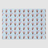 Great Dane Tissue Paper in Blue Seidenpapier (Vorderseite)