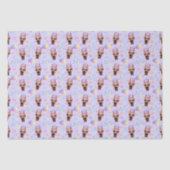 Great Dane Tissue Paper in Purple Seidenpapier (Vorderseite)
