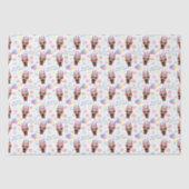 Great Dane Tissue Paper in White Seidenpapier (Vorderseite)