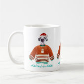 Great Dane Tragen hässlich Sweater Xmas Hund Lover Kaffeetasse (Links)