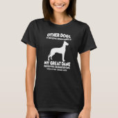 Great Dane training dog owner T-Shirt (Vorderseite)