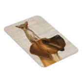 Great Dane und Chihuahua 2 Magnet (Rechte Seite)